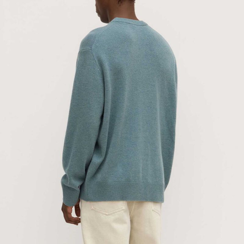 Assembly Label Ryan Merino Crew Neck Knit Peak Marle image number 1